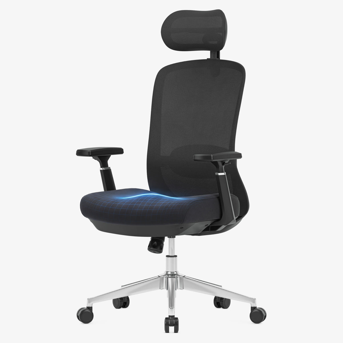 Mark Adler Leadpro 6.0 Black masszázsfunkcióval ellátott irodai szék