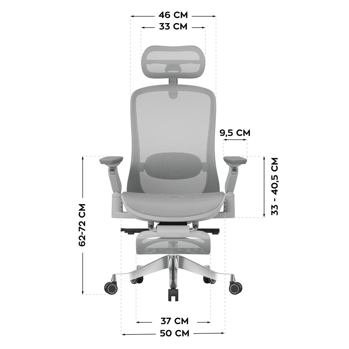 Mark Adler Leadpro 8.7 Grey ergonómikus masszázsfotel