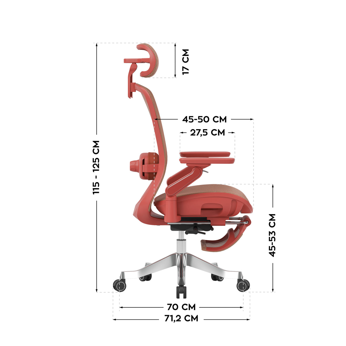 Mark Adler Leadpro 8.7 Red ergonómikus masszázsfotel