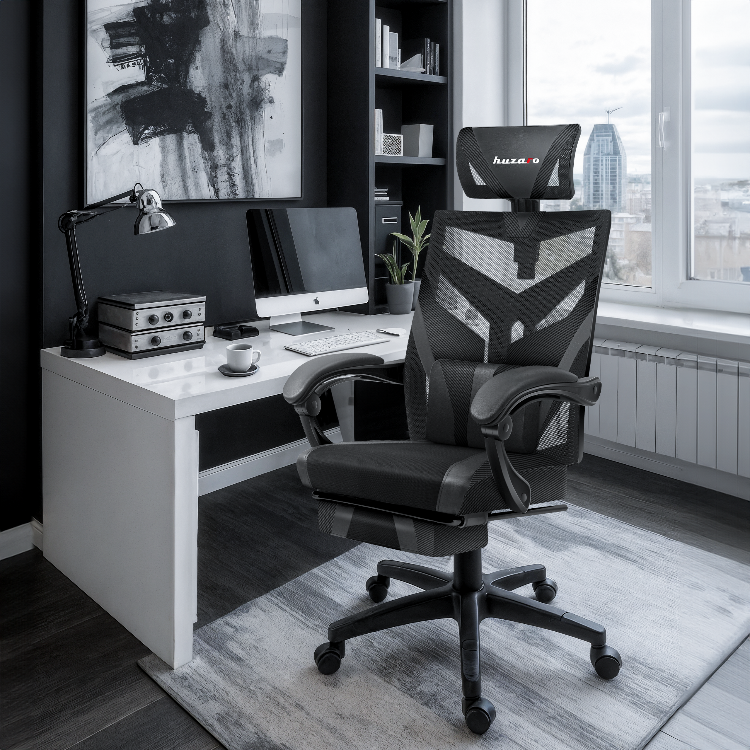 Fotel Gamingowy HUZARO COMBAT 5.0 Black