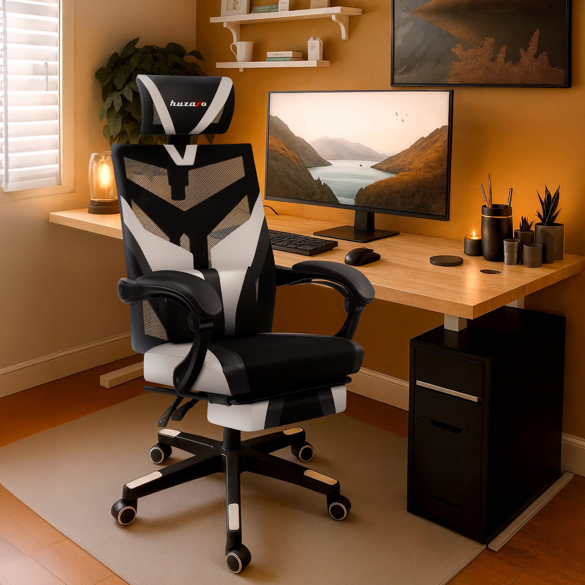 Fotel Gamingowy Huzaro Combat 5.0 White