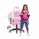 Fotel Gamingowy dla dziecka Huzaro RANGER 6.0 Pink