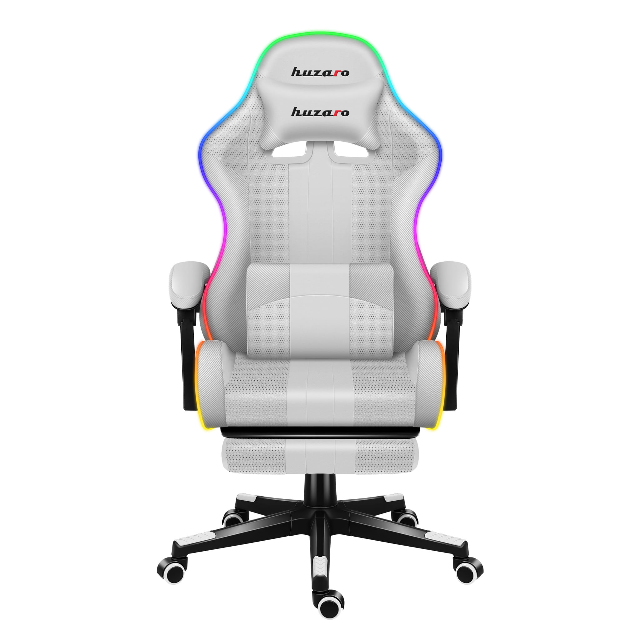 Fotel Gamingowy HUZARO Force 4.7 White RGB