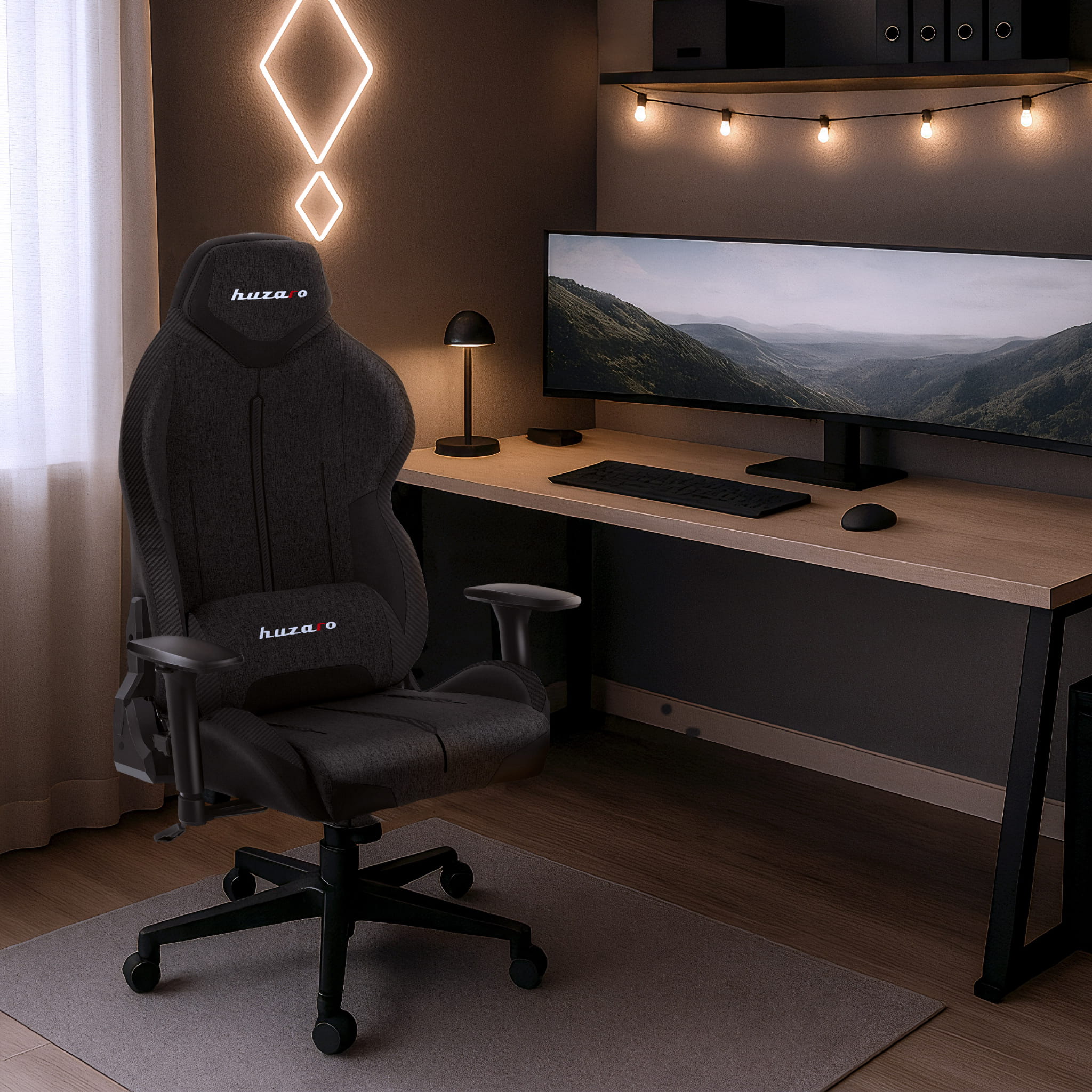 Fotel Gamingowy HUZARO FORCE 7.9 Black Mesh