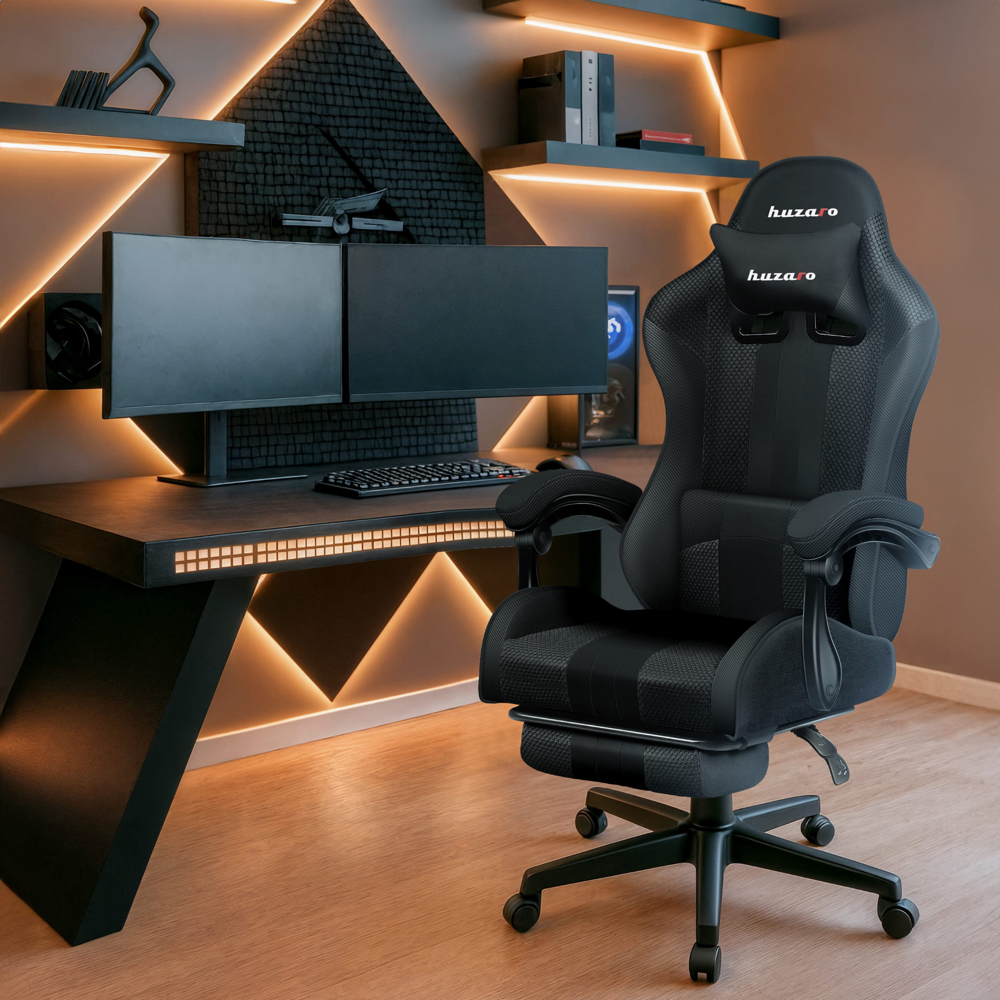 Fotel Gamingowy HUZARO Force 4.7 Carbon Mesh