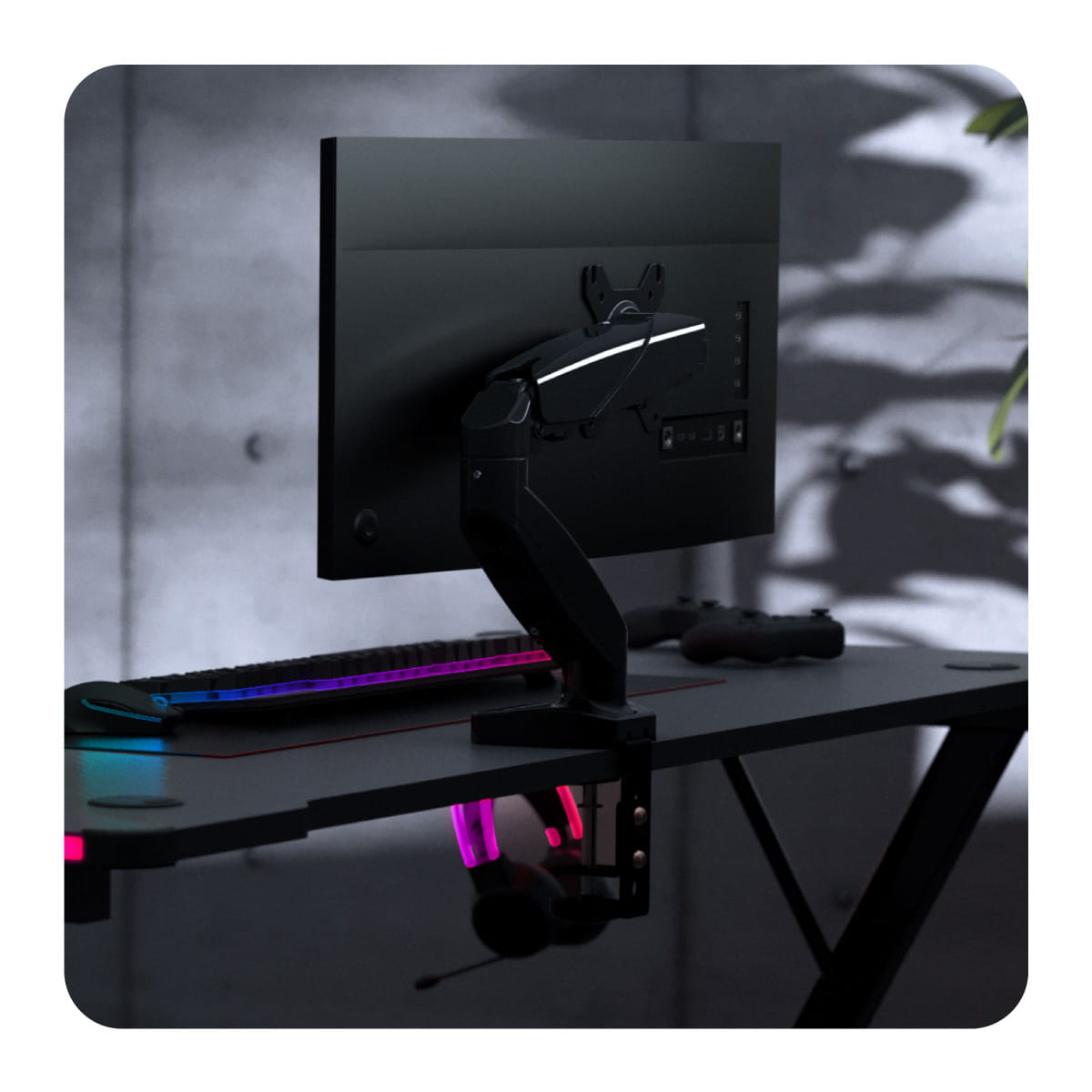 Uchwyt do monitora obrotowy HUZARO Motion 1.2