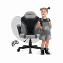 Fotel Gamingowy dla dziecka HUZARO RANGER 1.0 Grey Mesh