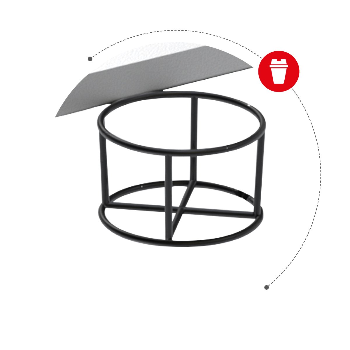 Składany uchwyt Cup Holder