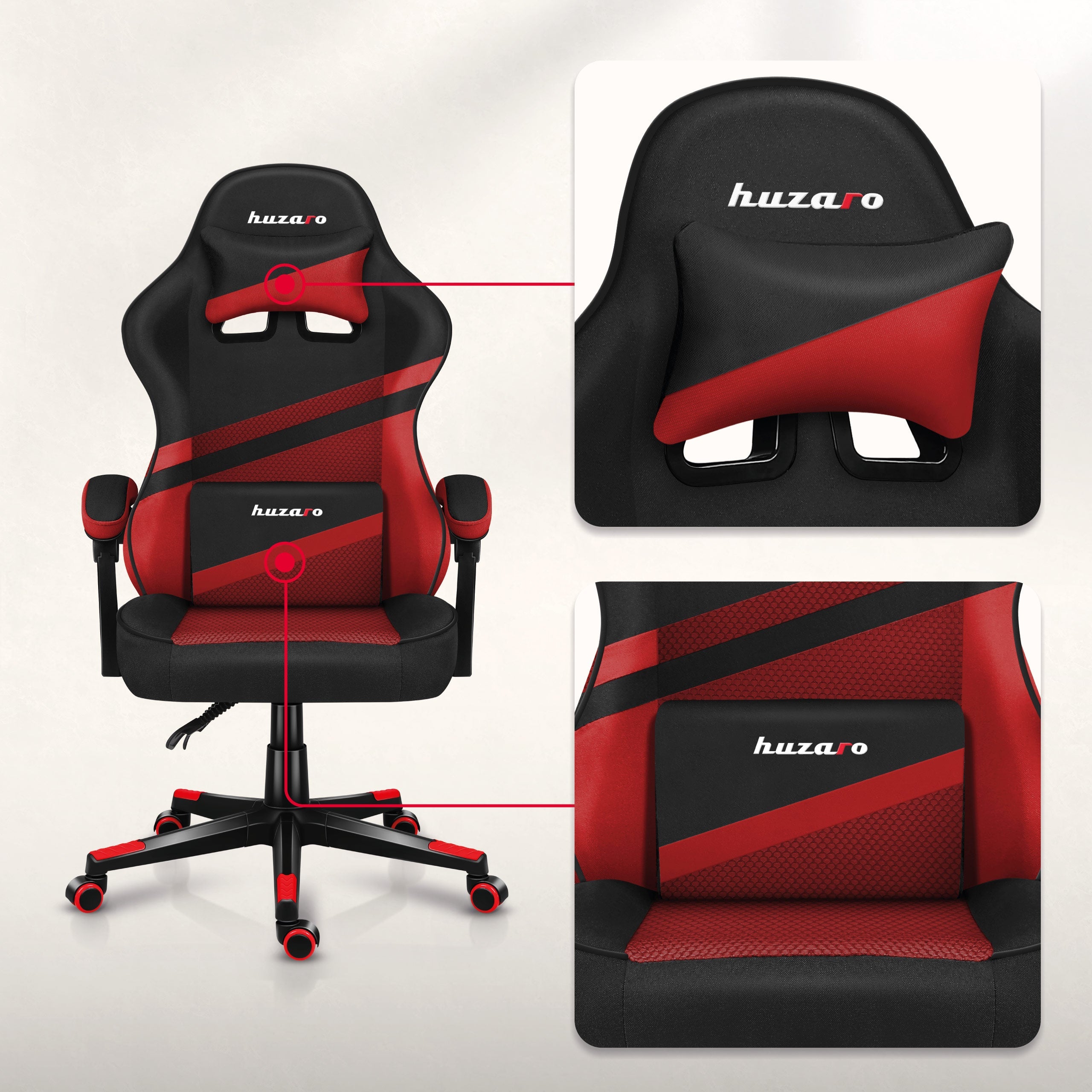 Poduszka lędźwiowa oraz poduszka mięśni karku