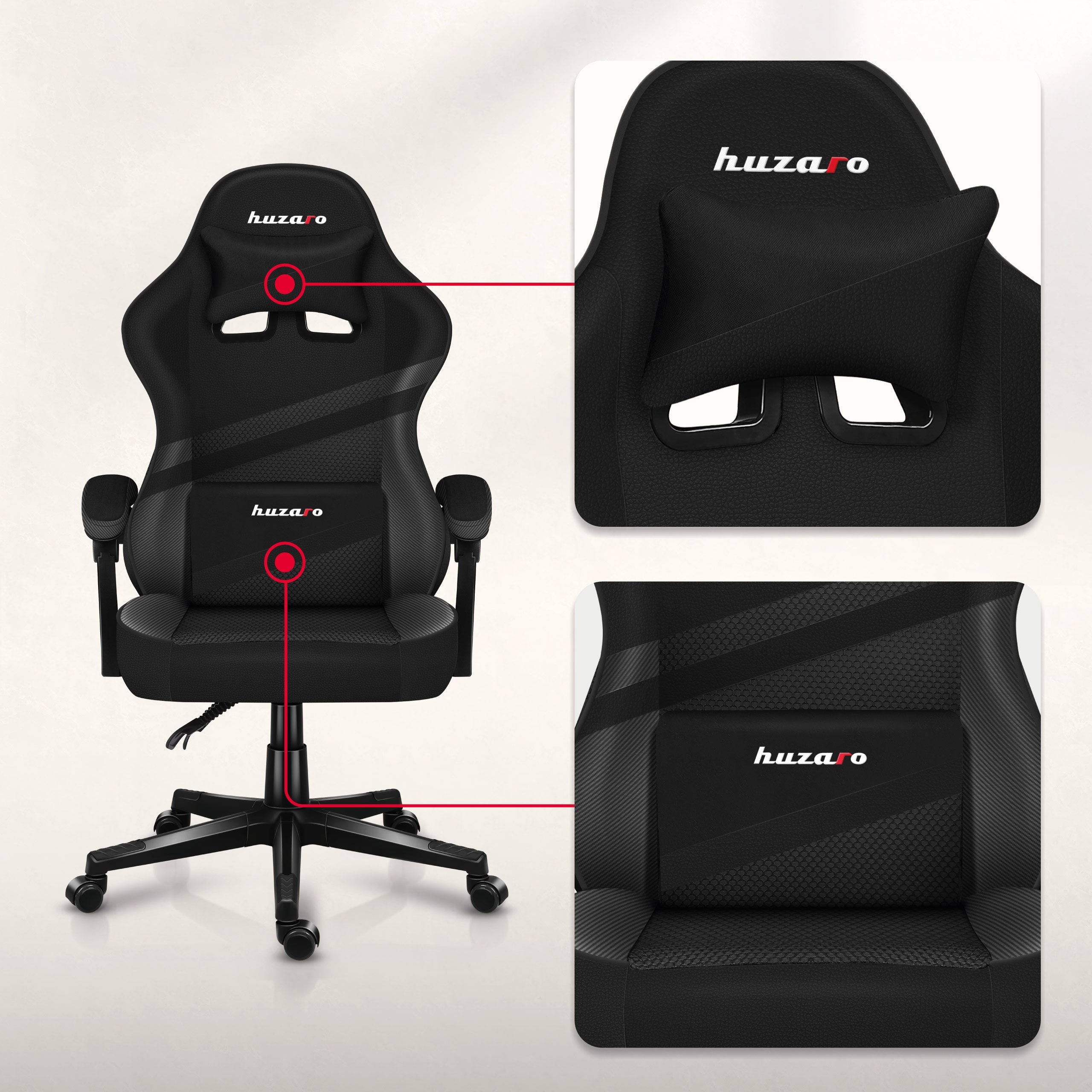 Poduszka lędźwiowa oraz poduszka mięśni karku