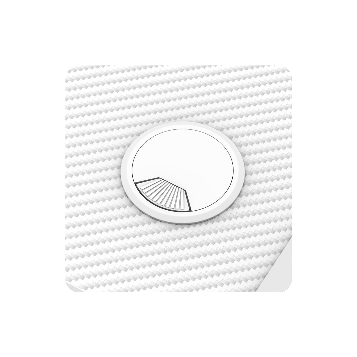 Otwory do organizacji kabli dla uporządkowanego stanowiska