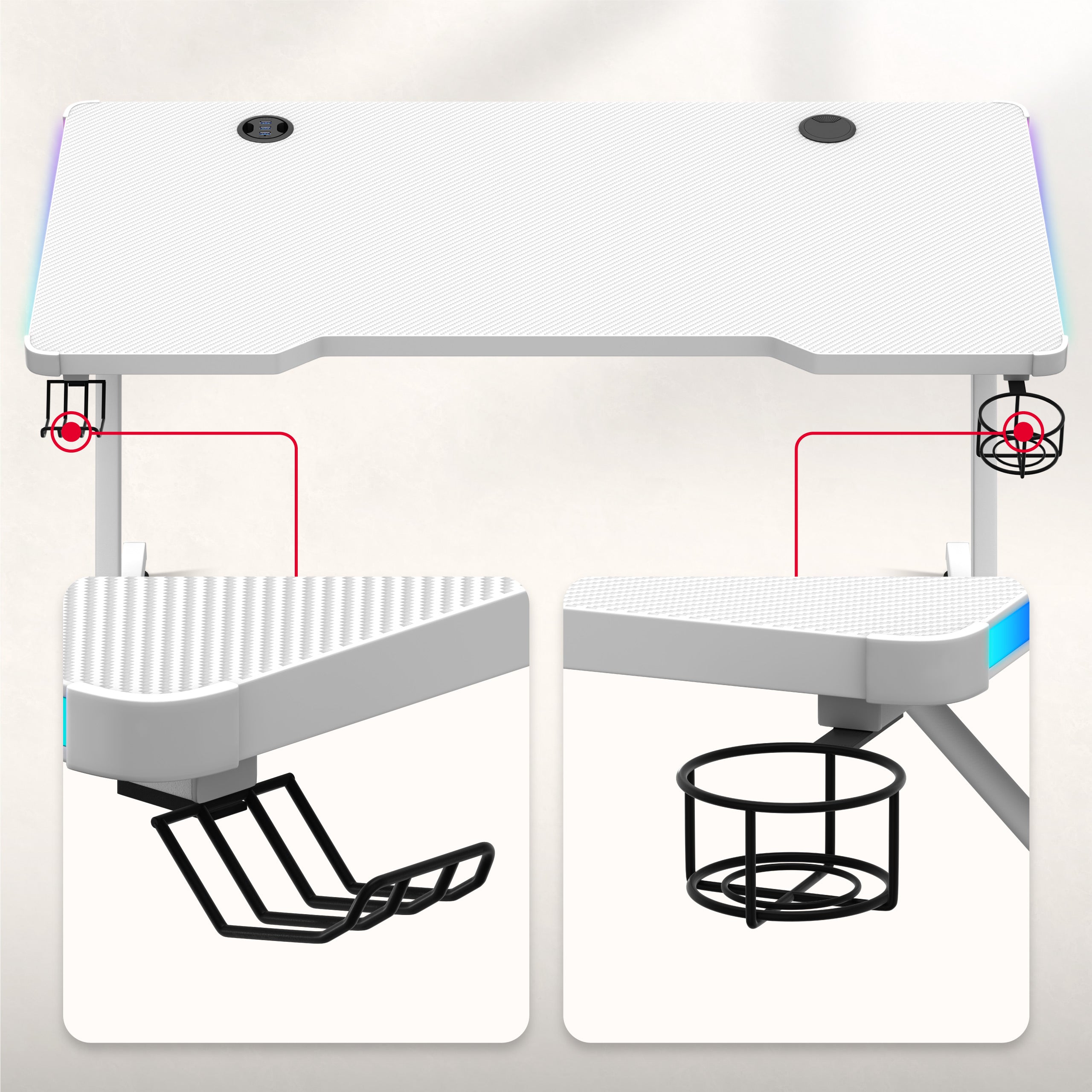 Praktyczne uchwyty na akcesoria