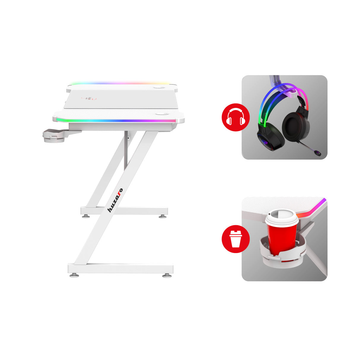 Uchwyty na kubek i słuchawki