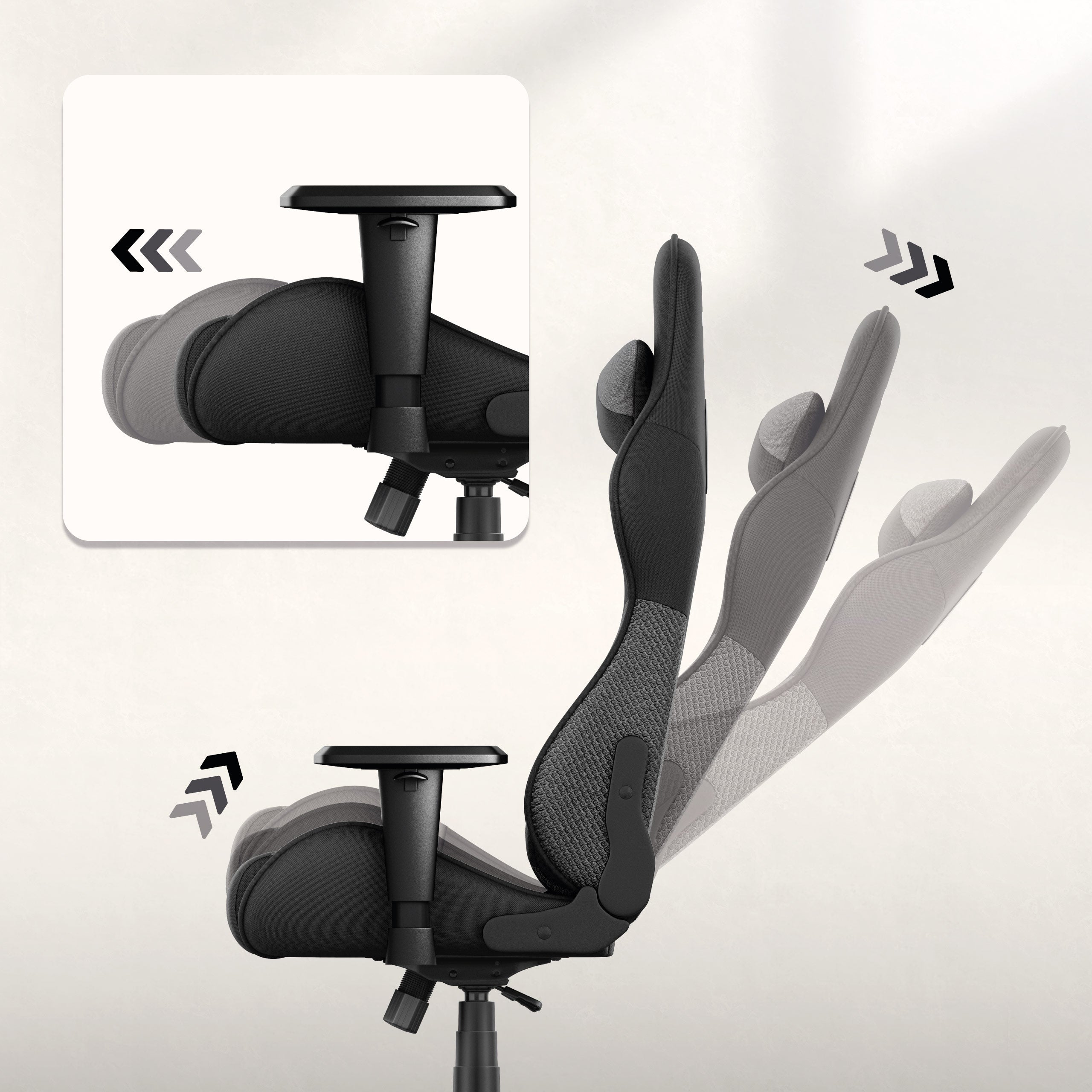 Krzesło gamingowe z technologią SideRest