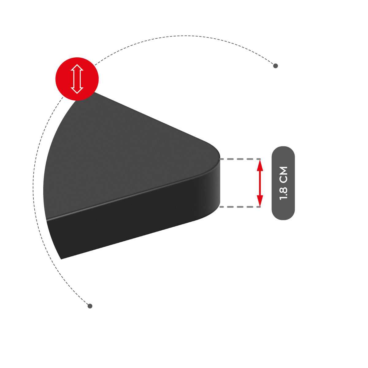 Grubość blatu 1,8 cm