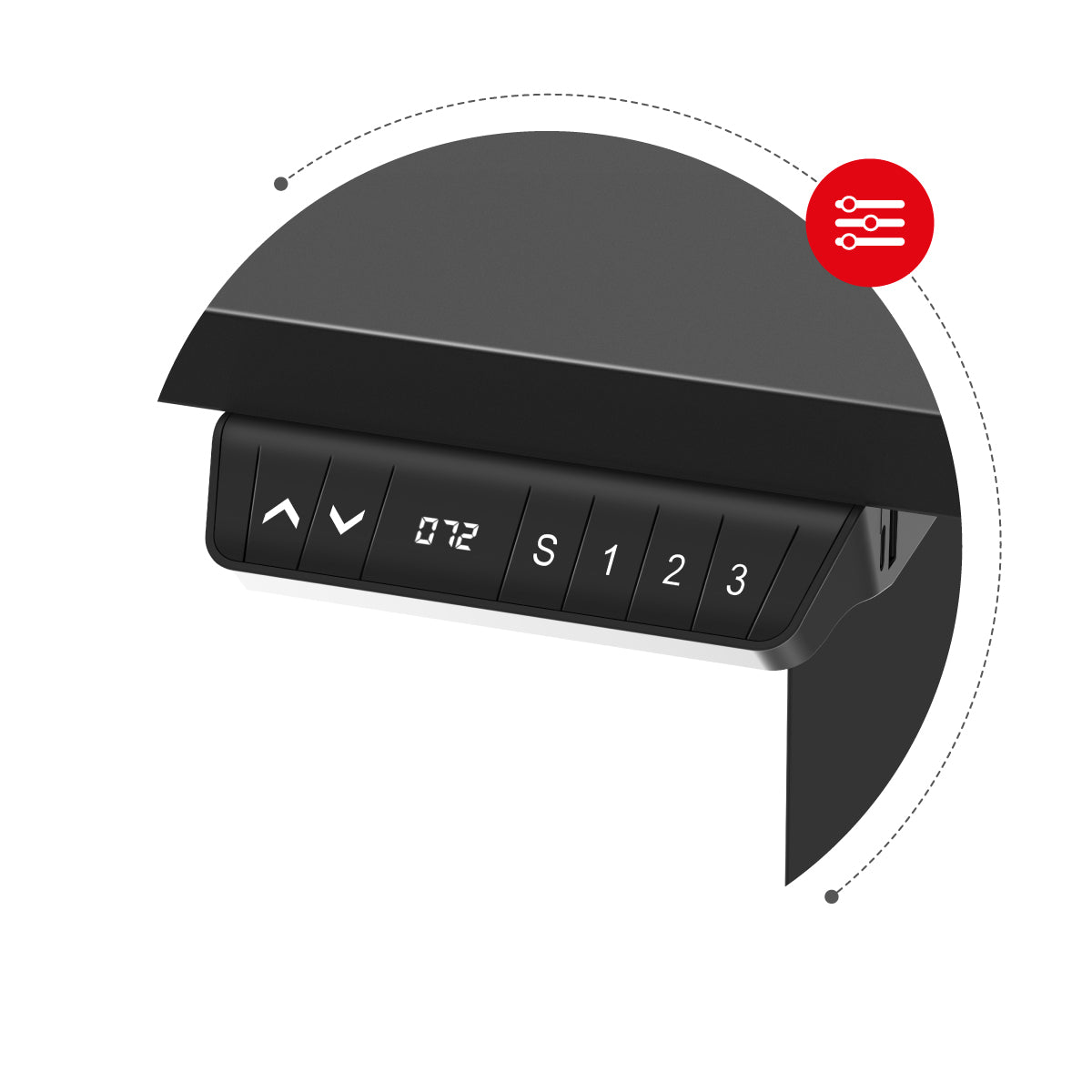 Panel sterowania LED z pamięcią ustawień