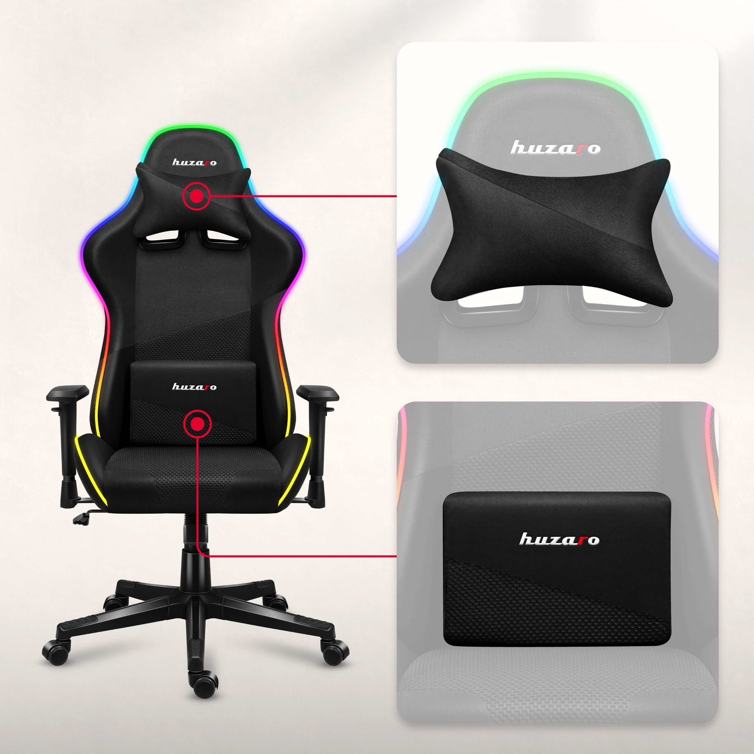 Poduszka mięśni karku oraz wsparcie kęgosłupa