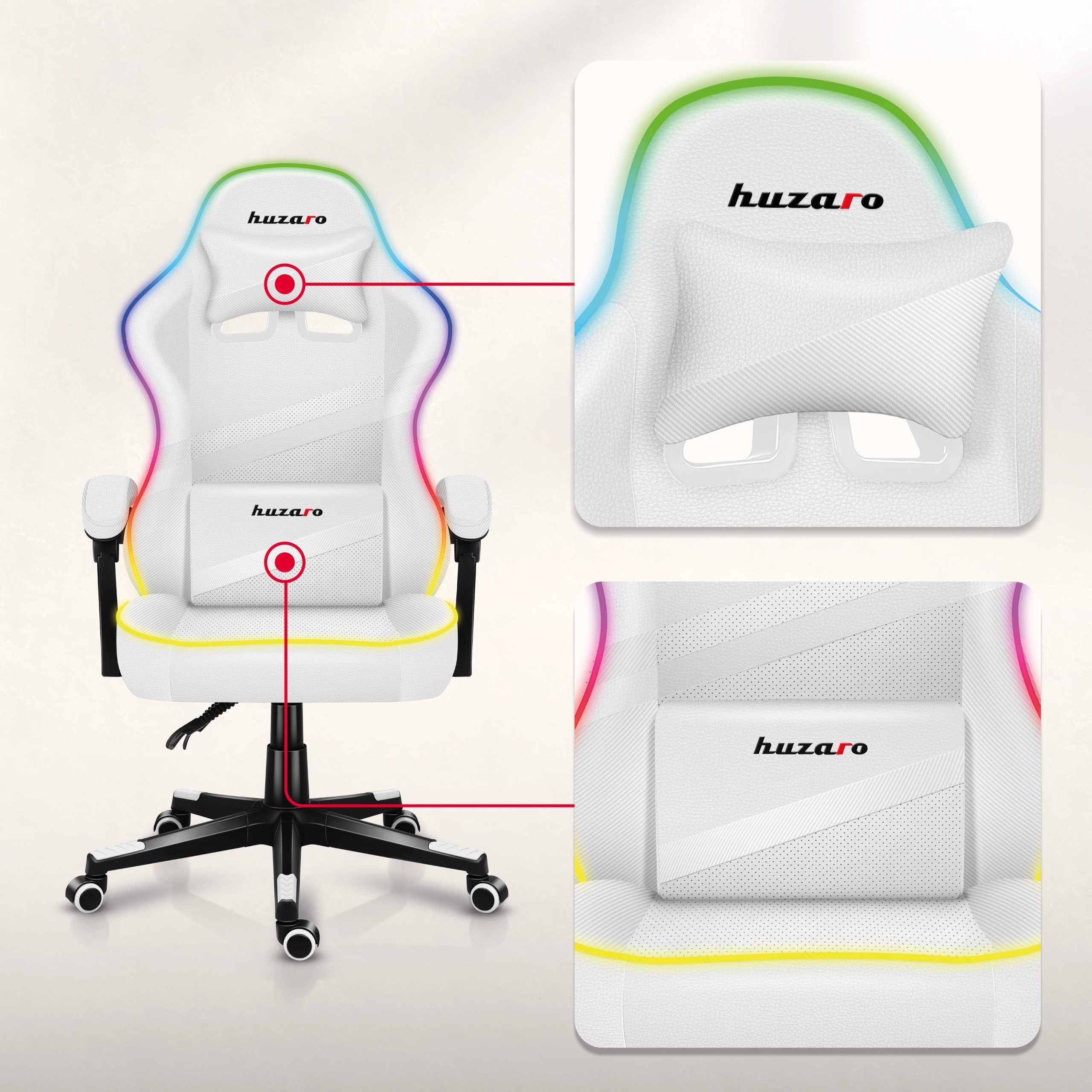 Poduszka lędźwiowa oraz poduszka mięśni karku