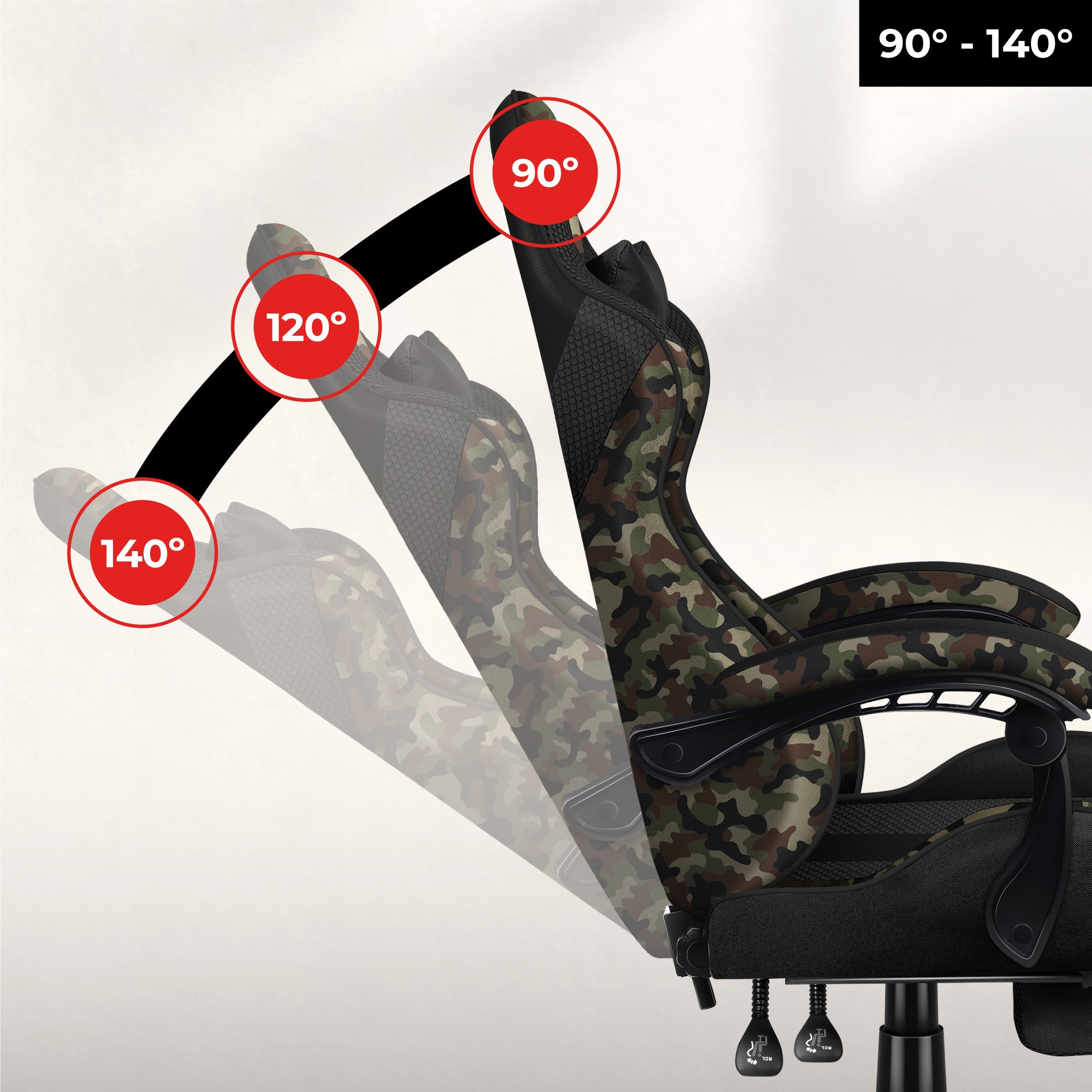 Wygodne pochylanie oparcia