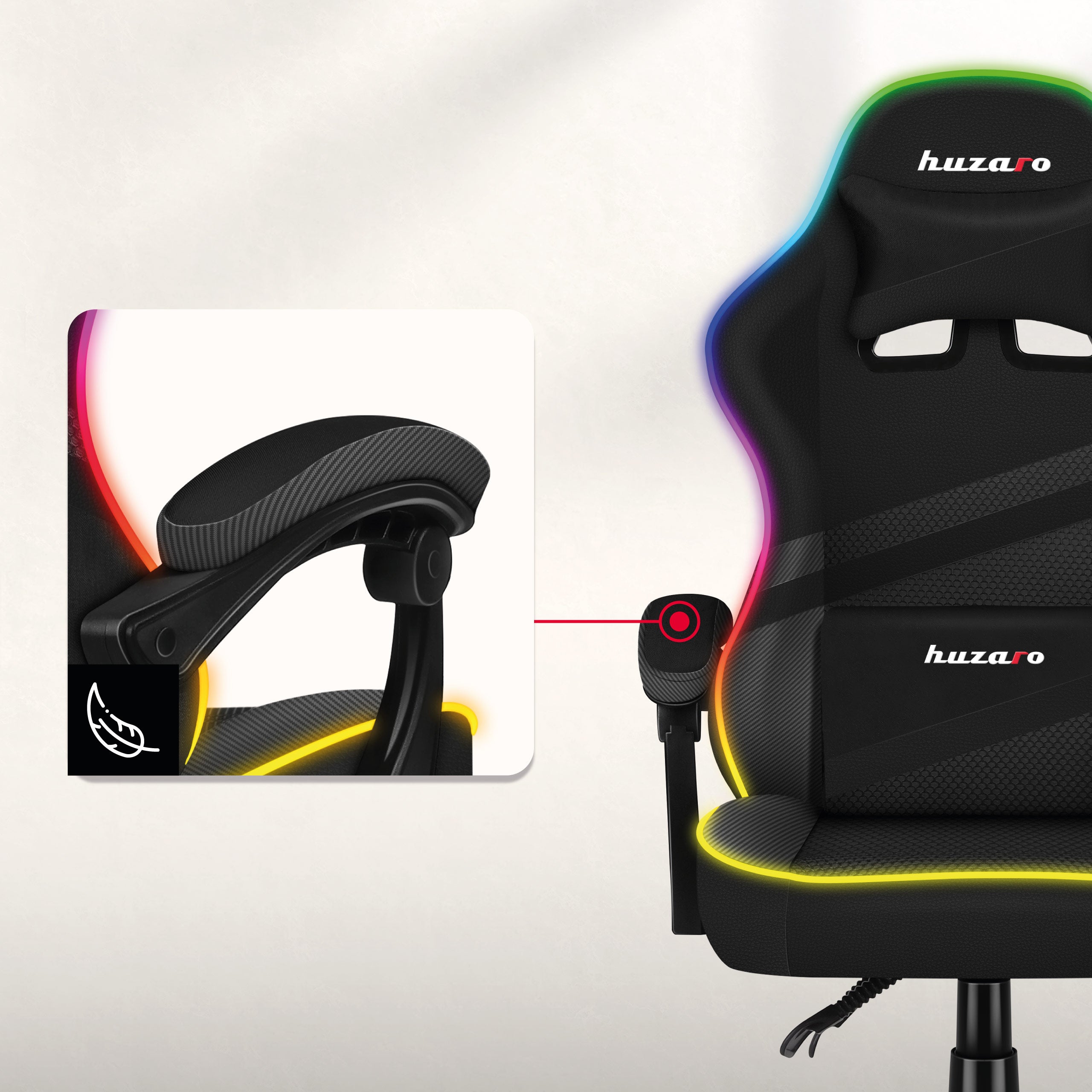 Miękkie podłokietniki