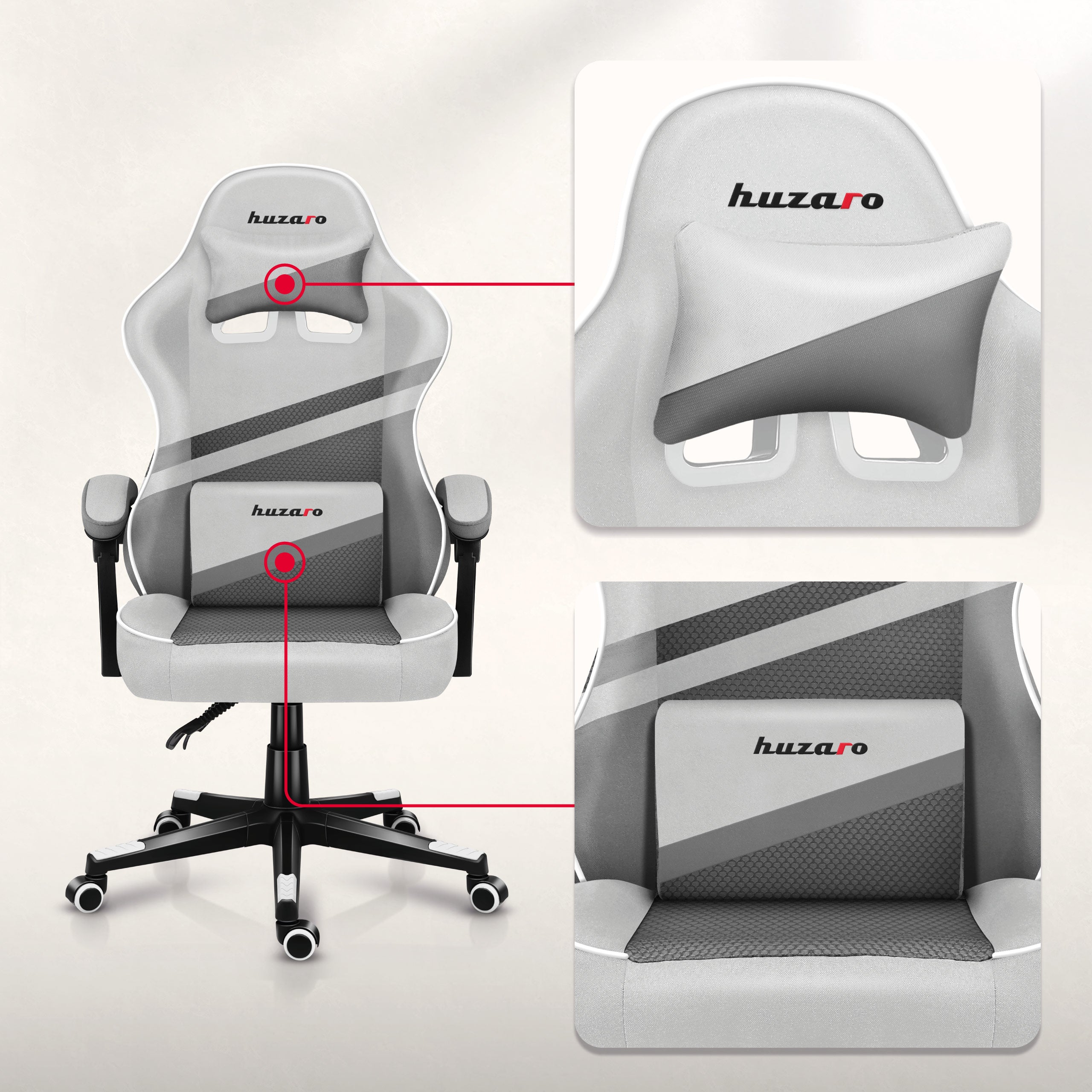 Poduszka lędźwiowa oraz poduszka mięśni karku