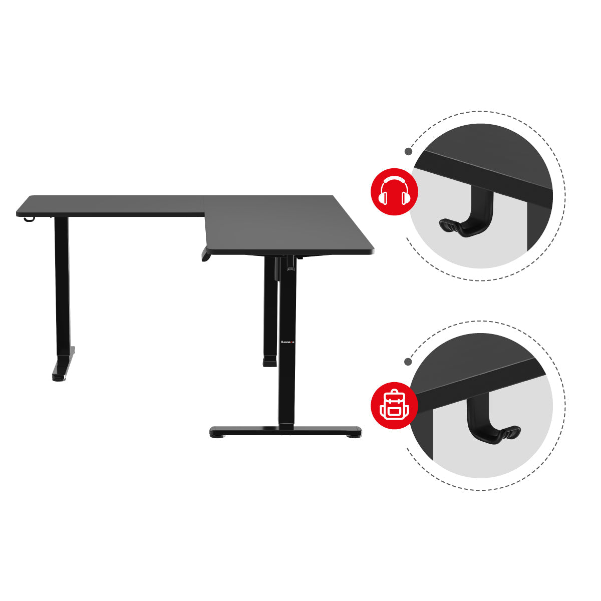 2 uchwyty na plecak, torbę lub plecak