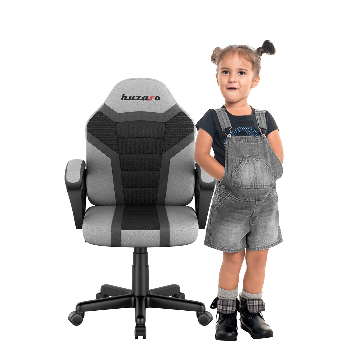Гейминг стол за деца HUZARO RANGER 1.0 Grey Mesh