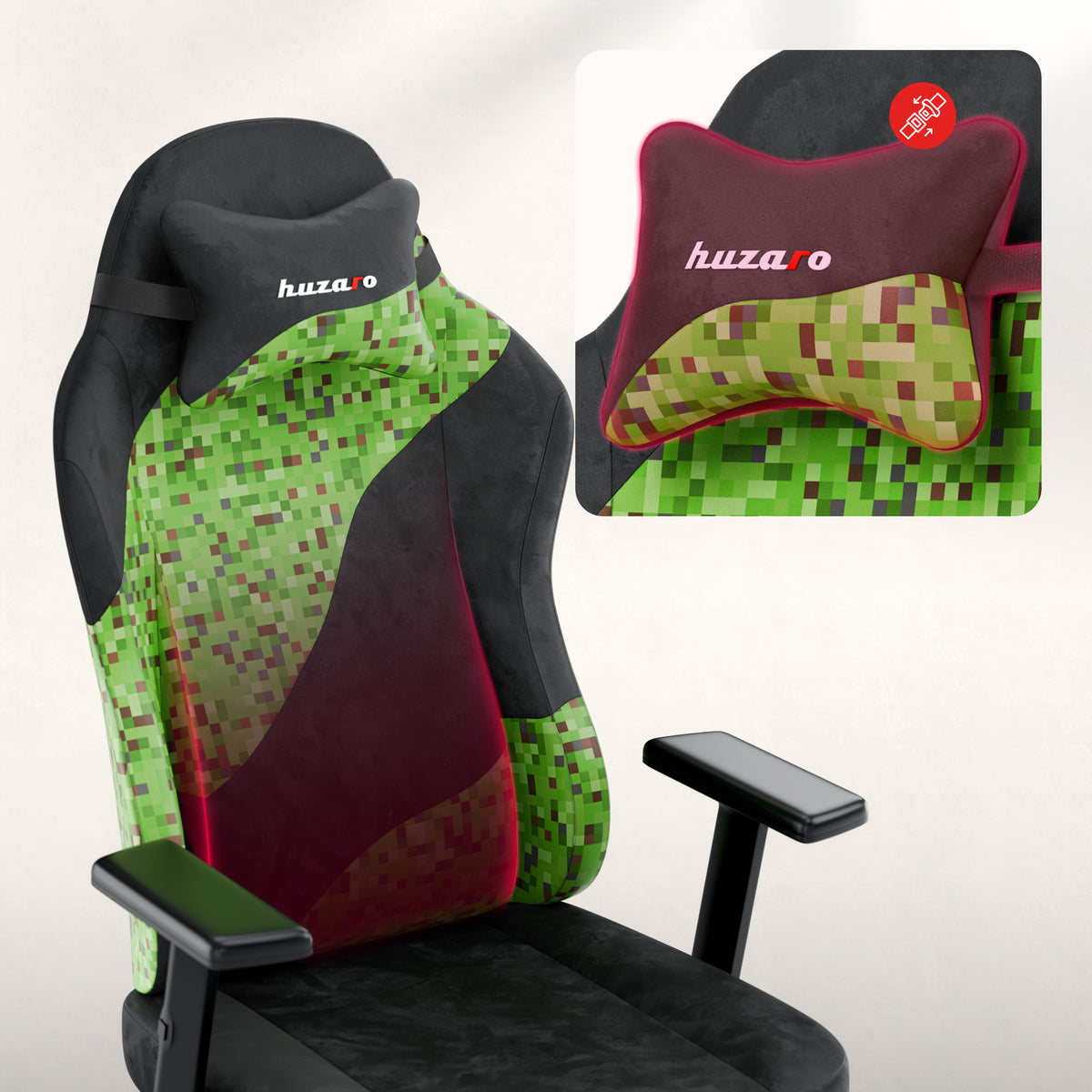 Huzaro Ranger 5.7 Black Pixel gamer szék tinédzsereknek