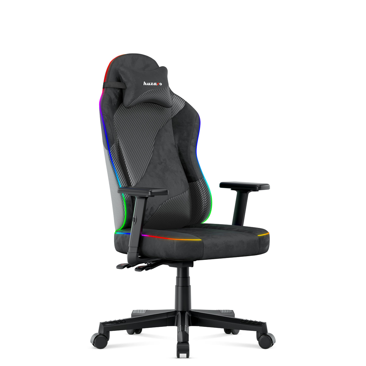 Гейминг стол за тийнейджъри Huzaro Ranger 5.7 RGB Black