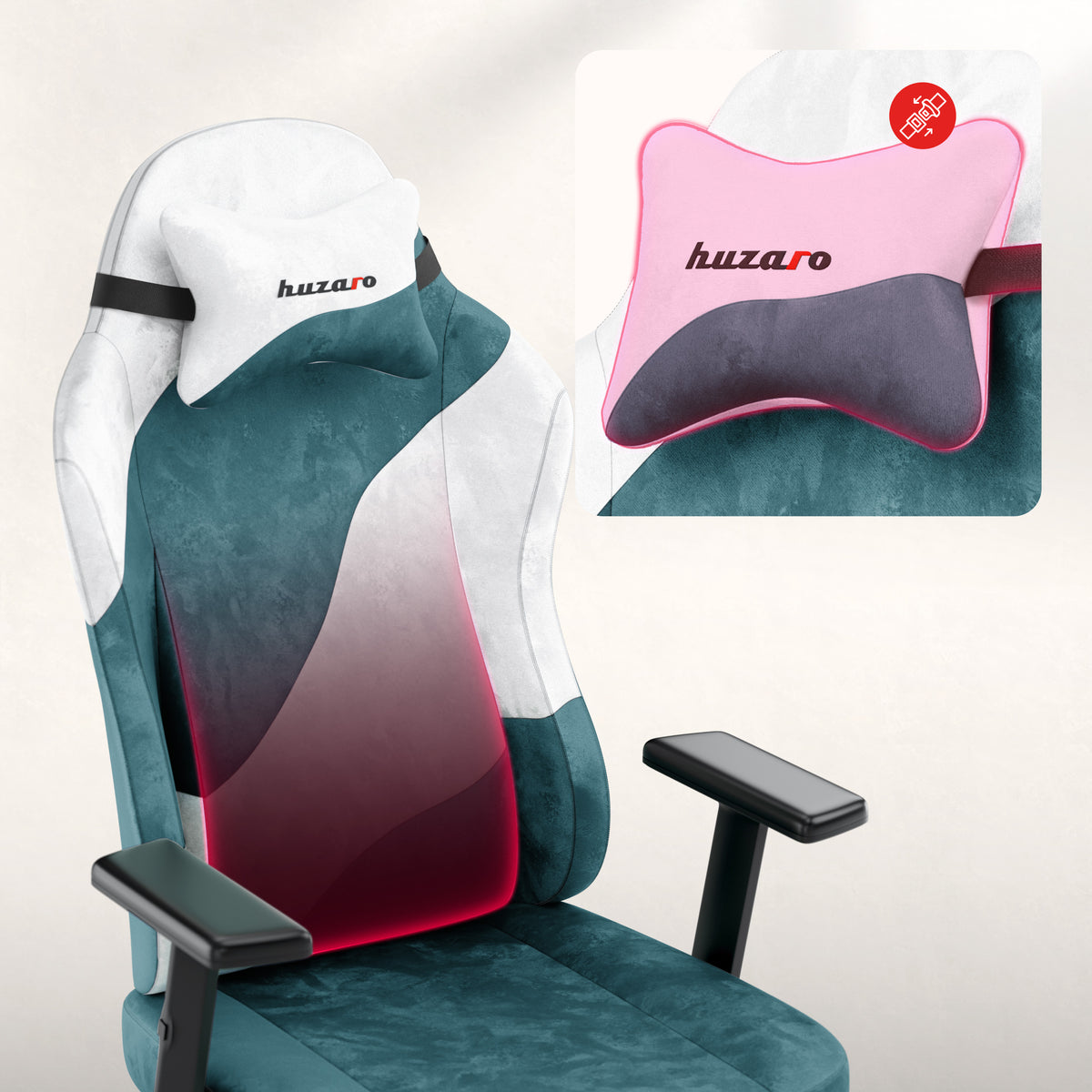 Гейминг стол за тийнейджъри Huzaro Ranger 5.7 Teal