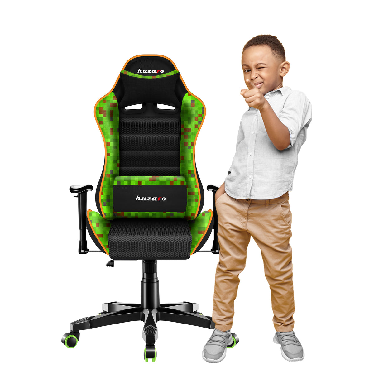HUZARO RANGER 6.0 Pixel Mesh gyermekes játékfotel