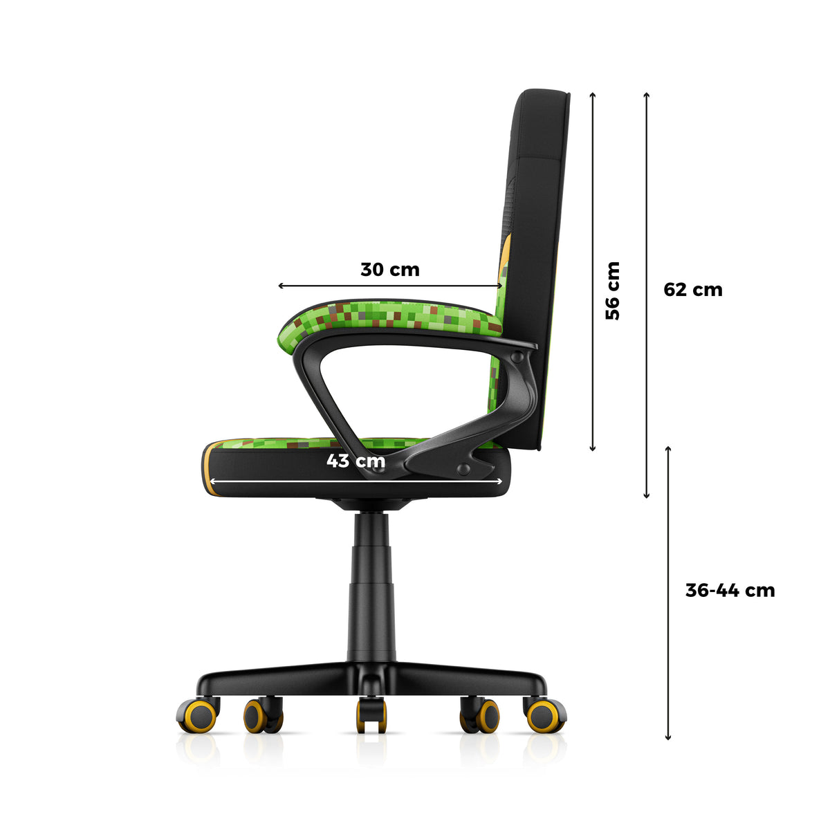 Гейминг стол за деца Huzaro RANGER 1.0 Pixel Mesh