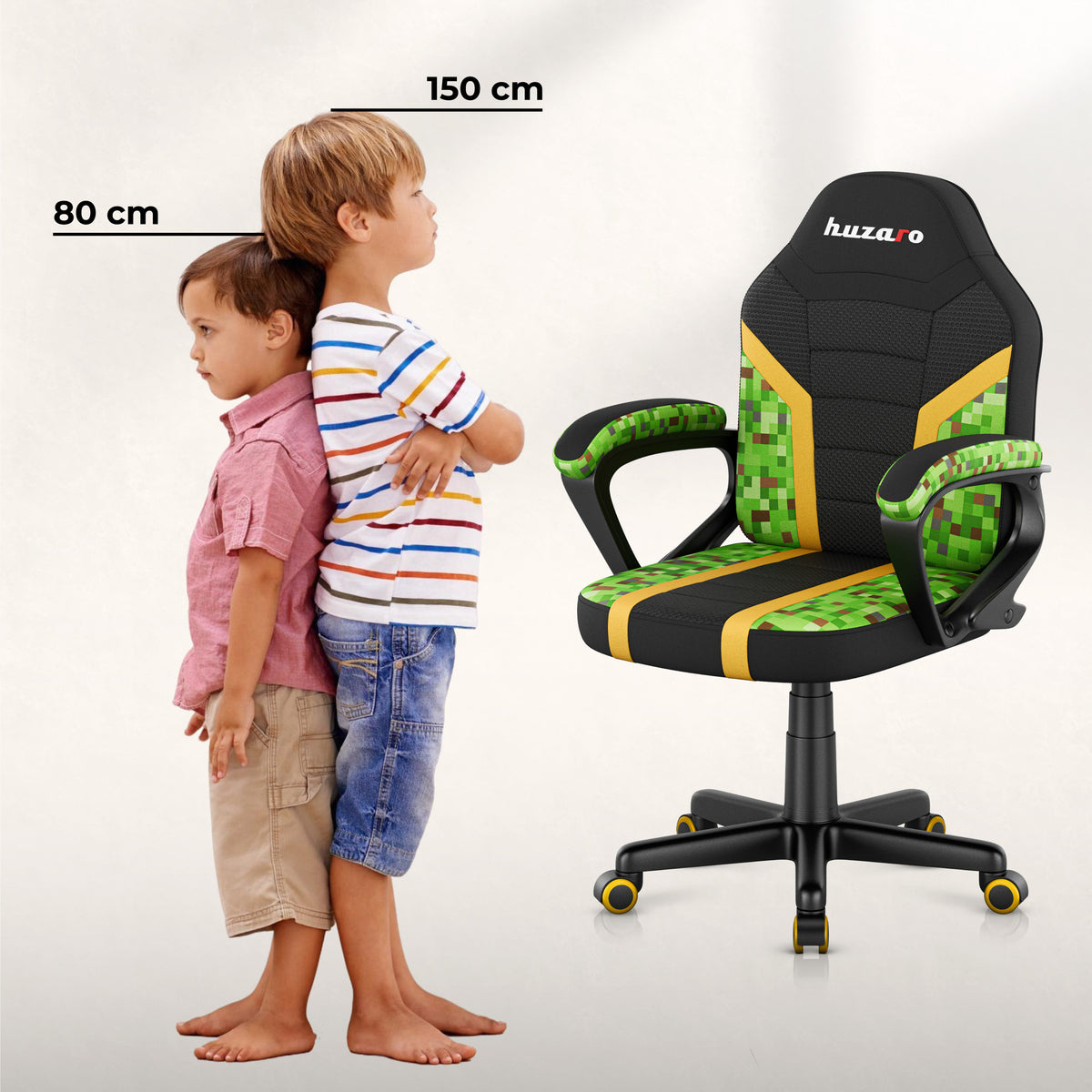 Гейминг стол за деца Huzaro RANGER 1.0 Pixel Mesh