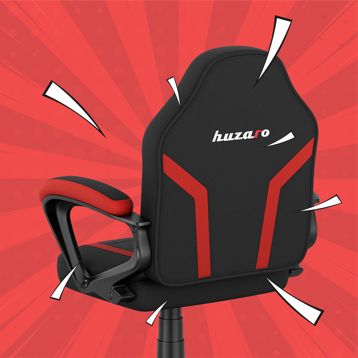 HUZARO RANGER 1.0 Red Mesh gyermekes játékfotel