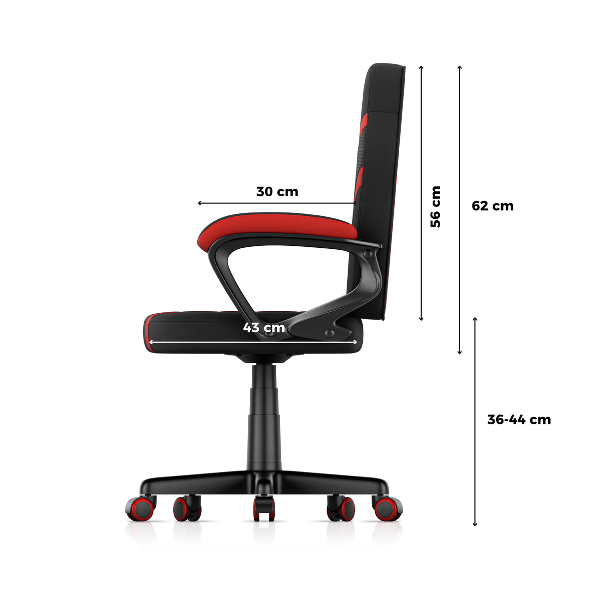 HUZARO RANGER 1.0 Red Mesh gyermekes játékfotel