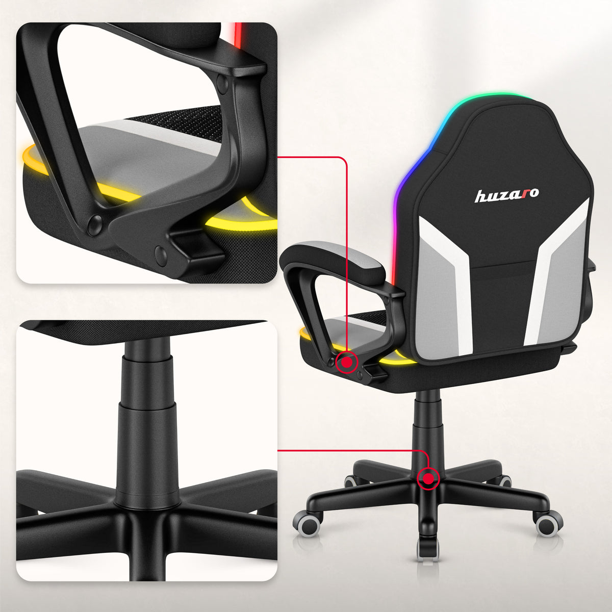 Huzaro Ranger 1.0 RGB gyermekes játékfotel