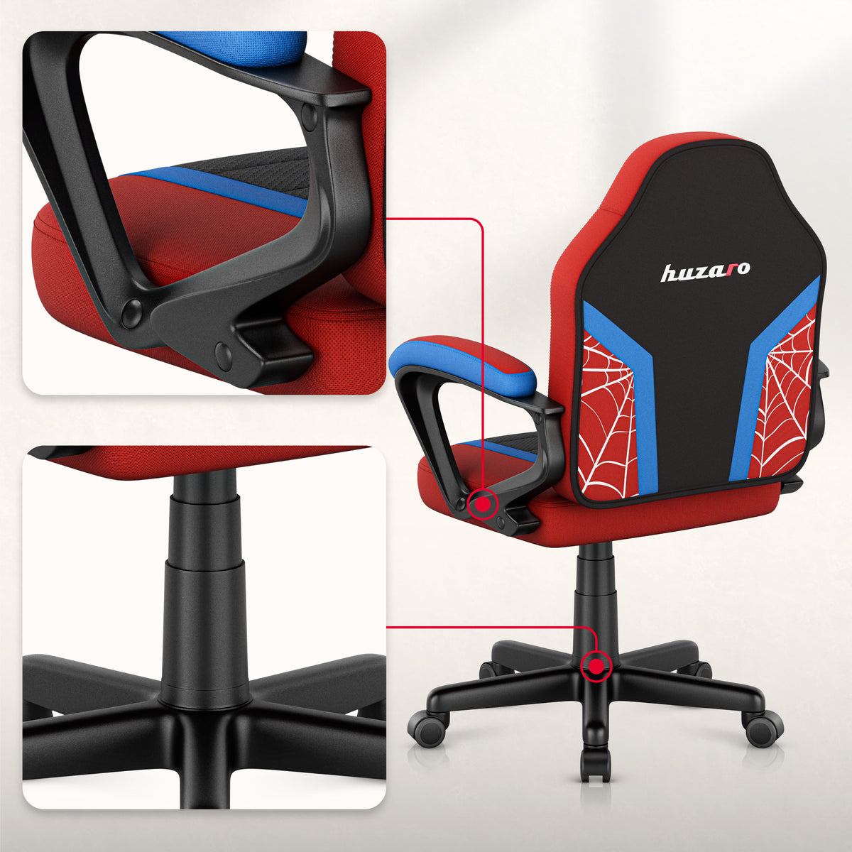 Huzaro Ranger 1.0 Spider Mesh gyermekes játékfotel