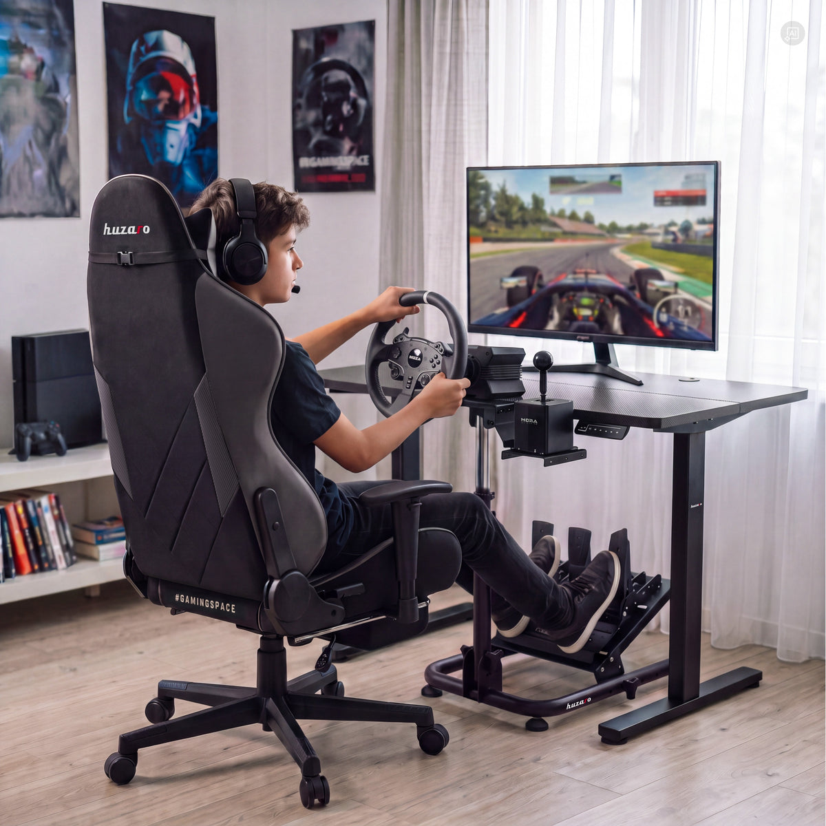 Huzaro SPEED 2.0 sim racing kormánytartó
