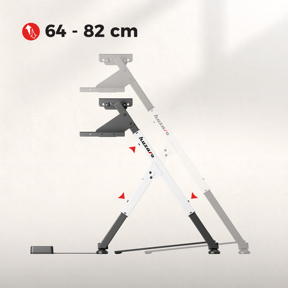 Huzaro Speed 2.5 White összecsukható simracing-keret
