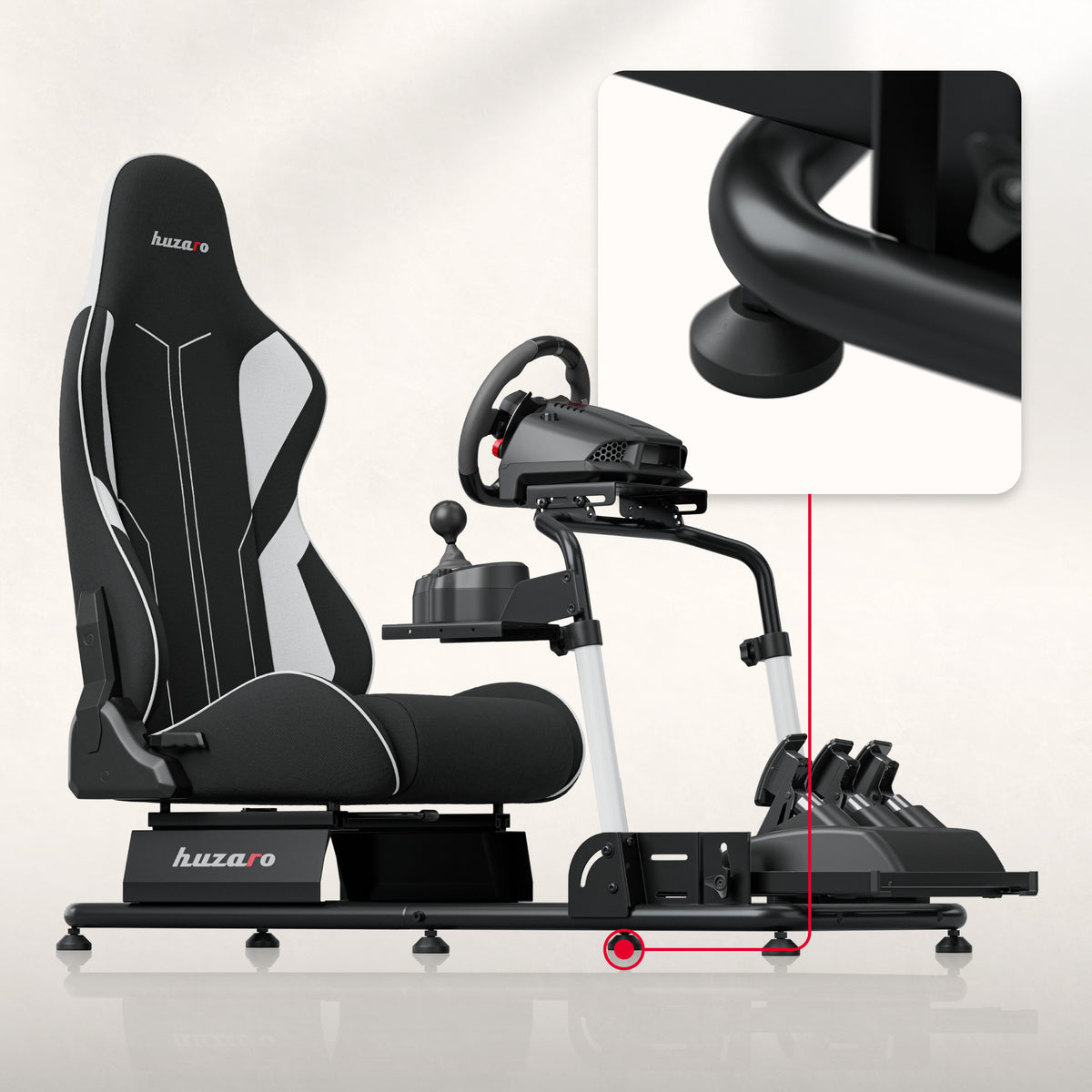 Състезателен кокпит Huzaro Speed 5.5 за симулационни състезания