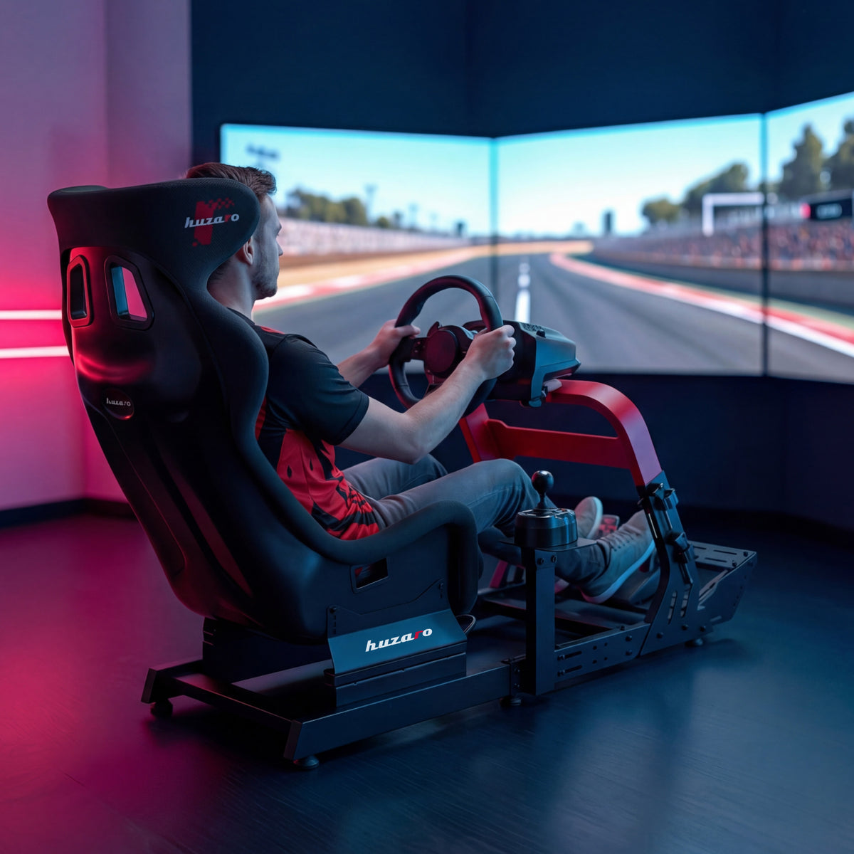 Huzaro Speed 8.3 versenyzői pilótafülke szimulátoros versenyzéshez